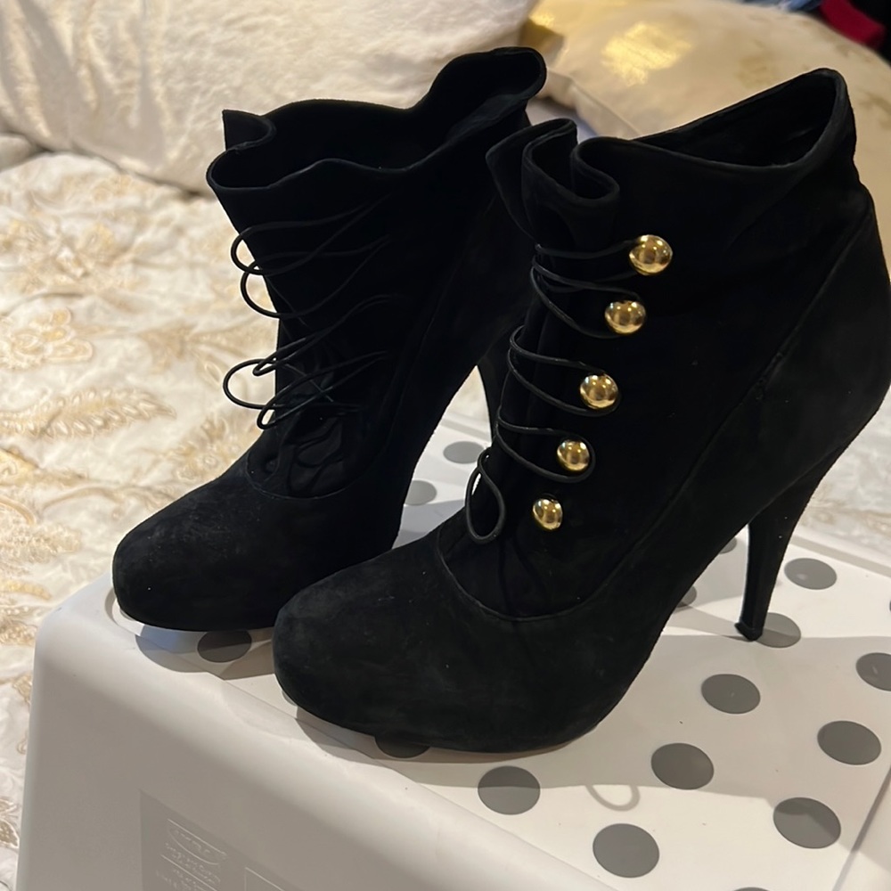High heels ankle booties